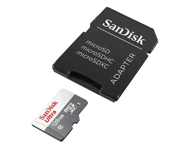 Cartão Memoria Sandisk Micro Sd 128gb acompanha o adaptador
