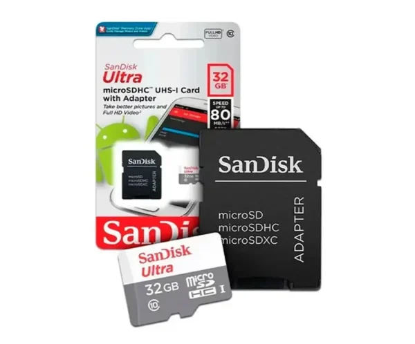 Cartão de Memória Sandisk 32gb Micro Sd Ultra Box Sdhc
