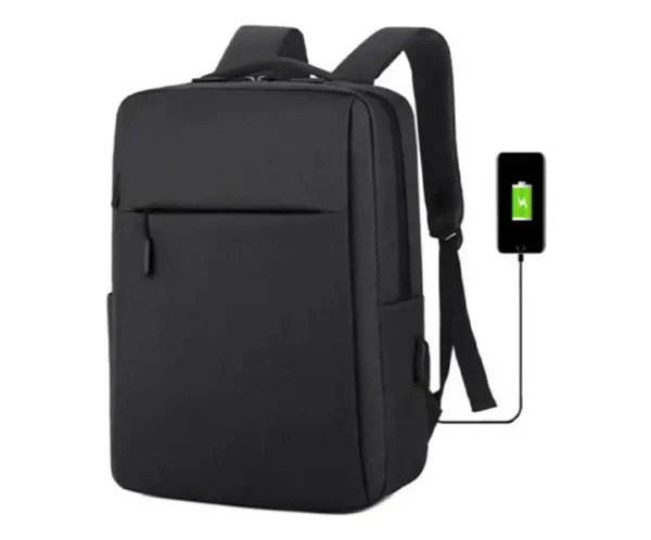 Mochila Notebook trabalho escola faculdade executiva slim preta Unu Computers Mochila executiva preta slim p/ notebook trabalho escola faculdade