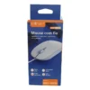 Mouse ergonomico branco com fio inova optico Unu Computers Mouse óptico ergonômico 3 botões com fio branco Inova MOU-20054