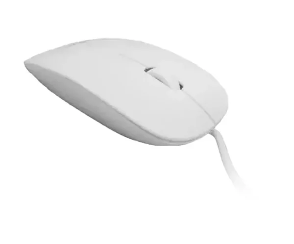 Mouse ergonomico branco com fio inova optico Unu Computers 2 Mouse óptico ergonômico 3 botões com fio branco Inova MOU-20054
