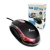 Mouse ergonômico preto com fio para computador - Knup Kp-m611